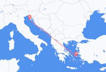 Vluchten van Pula naar Ikaria