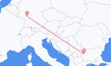Vluchten van Mannheim, Duitsland naar Sofia, Bulgarije