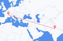 Flights from New Delhi to Lyon