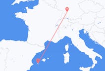 Flights from Ibiza, Spain to Stuttgart, Germany