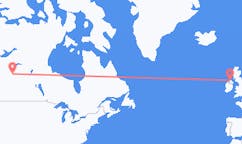 出发地 加拿大出发地 麦克默里堡前往北爱尔兰的德里的航班