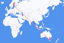 Flights from City of Launceston, Australia to Turku, Finland