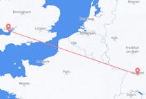 Flyg från Stuttgart, Tyskland till Cardiff, Wales