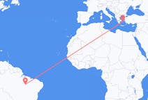Flyreiser fra Araguaína, Brasil til Mykonos, Hellas