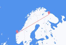 Vols depuis la ville de Mourmansk vers la ville de Ålesund
