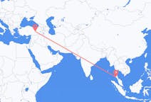 Flyg från Krabi, Thailand till Elazig, Turkiet