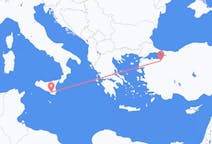 Flights from Bursa, Turkey to Comiso, Italy