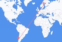 Flights from Osorno, Chile to Sundsvall, Sweden