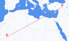 出发地 毛里塔尼亚Nema目的地 土耳其埃拉泽的航班