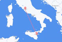 Flights from the city of Rome to the city of Catania