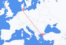 出发地 德国出发地 汉堡目的地 希腊米蒂利尼的航班