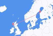 Flyg från Tiree till Vasa