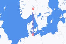 Flyreiser fra Lübeck, Tyskland til Oslo, Norge