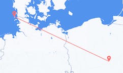 Flights from Westerland, Germany to Łódź, Poland