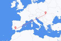 Flights from Seville to Debrecen