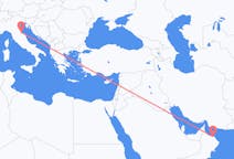 Flyg från Muscat, Oman till Rimini, Italien