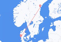 Flights from Esbjerg, Denmark to Sundsvall, Sweden