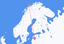 Vols de Riga, Lettonie vers Tromso, Norvège
