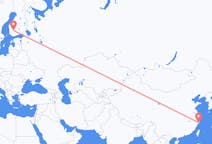 Flüge von Taizhou, China nach Tampere, Finnland