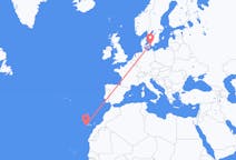 Flights from Valverde, Spain to Copenhagen, Denmark