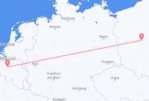 出发地 波兰从 波兹南目的地 比利时布鲁塞尔的航班