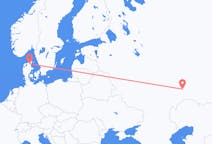 Loty z Skrzydlak, Rosja do Aalborg, Dania