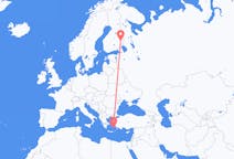 Flights from Astypalaia, Greece to Joensuu, Finland