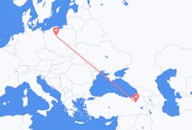 Flights from Erzurum, Turkey to Bydgoszcz, Poland
