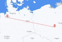 Flug frá Łódź, Póllandi til Bremen, Þýskalandi