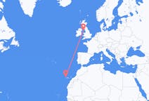 Flights from Santa Cruz de La Palma, Spain to Douglas, Isle of Man