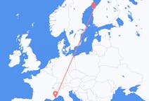 Flyg från Nice till Vasa