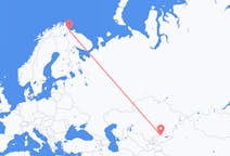 Vluchten van Bisjkek naar Kirkenes