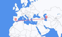 Flyg från Türkmenbaşy, Turkmenistan till Malaga, Spanien