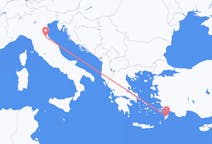 Flights from Forli, Italy to Rhodes, Greece
