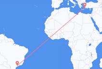 Flyreiser fra São Paulo, Brasil til Kos, Hellas