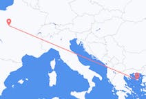 Vols depuis la ville de Tours vers la ville de Lemnos