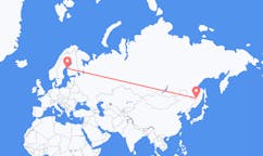 Flyg från Chabarovsk till Vasa