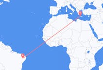 Flights from Serra Talhada, Brazil to Chania, Greece