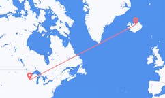 Loty z Rochester, Stany Zjednoczone do Akureyri, Islandia