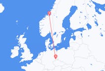 Flyg från Trondheim till Dresden