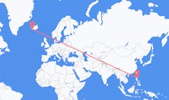 Flyreiser fra Cauayan, Isabela, Filippinene til Reykjavík, Island
