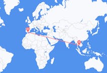 Flyrejser fra Trat-provinsen, Thailand til Málaga, Spanien