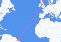 Flights from Belém, Brazil to Newcastle upon Tyne, England