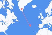 Flyreiser fra Narsarsuaq, Grønland til Terceira, Portugal