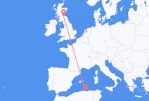 Flyg från Béjaïa, Algeriet till Edinburgh, Skottland