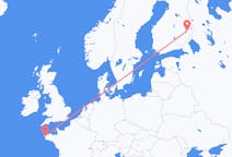 Flights from Brest, France to Joensuu, Finland