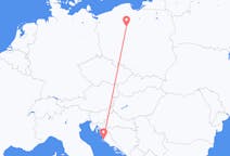 Flug frá Zadar, Króatíu til Bydgoszcz, Póllandi