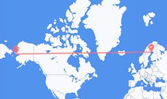 Loty z Nome, Stany Zjednoczone do Luleå, Szwecja
