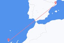 Fly fra Santa Cruz de La Palma til Girona