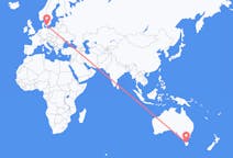 Vols de Devonport, Australie pour Copenhague, Danemark